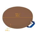 thumbnail image 2 of ECR4Kids SoftZone Round Floor Cushions with Handle, Flexible Seating, Chocolate, 6-Piece, 2 of 9