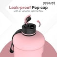 thumbnail image 6 of Hydrate BPA Free Flip-Top 43.9 oz Plastic Water Bottle, 6 of 8