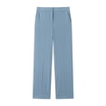thumbnail image 4 of HH TRAF Pantalones anchos informales de cintura alta con bolsillos laterales para mujer 2024, pantalones ajustados sólidos con cremallera, ropa de calle, 4 of 5