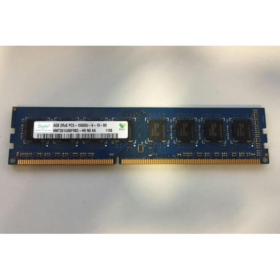 For 4G 2RX8 PC3/PC3L-10600E-9-10-E0