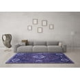 thumbnail image 3 of Ahgly Company Indoor Rectangle Persian Blue Traditional Area Rugs, 3' x 5', 3 of 4