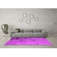 thumbnail image 3 of Ahgly Company Indoor Square Oriental Pink Industrial Area Rugs, 7' Square, 3 of 4
