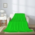 thumbnail image 2 of Throw Blanket for Couch Sofa and Bed, green Super Soft Plush Throw Blanket, Fuzzy Cuteness Comfy Warm Washable Flannel Blanket & Throws for All Season, 2 of 5