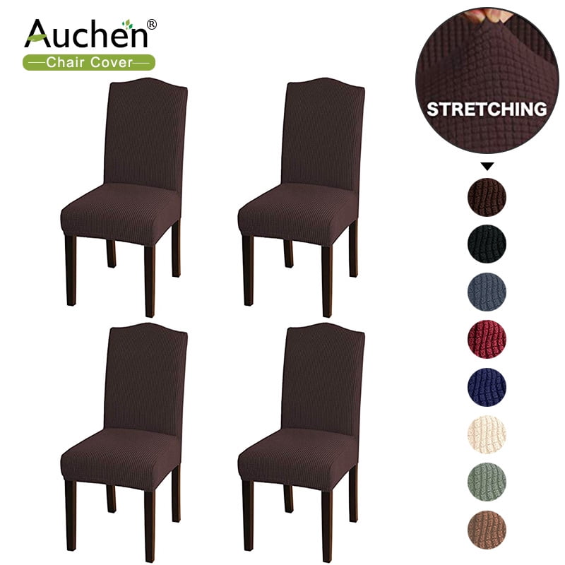 AUCHEN Chair Slipcovers Sets, High Stretch Chair Covers ...