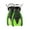 Green, variant on IST Orbit Premium Trek Fins with Travel Bag (Blue, Small)