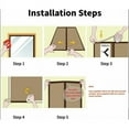 thumbnail image 5 of Puerta mosquitera magnética para patio, cortina de malla resistente con cierre automático, transpirable y resistente al desgarro para una fácil instalación en áreas de patio, terraza y balcón (90 x, 5 of 5