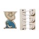 thumbnail image 1 of 2 Piezas de Madera Montessori Tablero Ocupado Habilidades Básicas Juguete Sensorial Educación Temprana para Avión Juguete Preescolar Jardín de Infante botón reloj de arena, 1 of 9