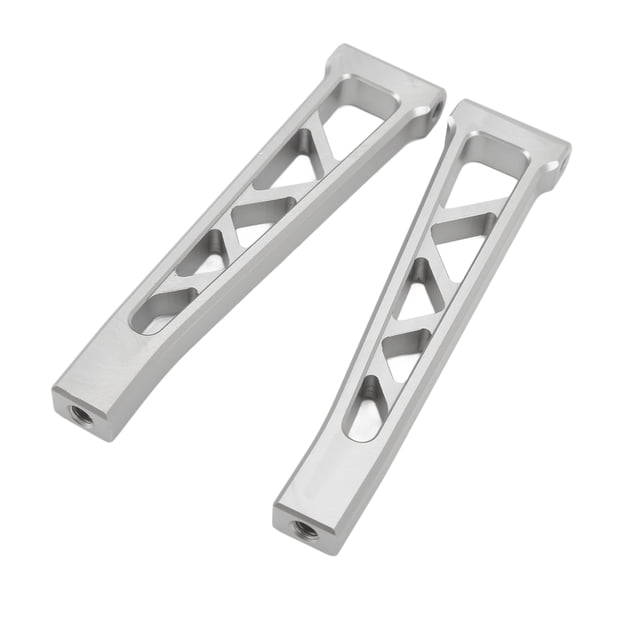 Brazo de suspensión superior delantero de aleación de aluminio, 2 uds., para modelo de coche Corally Kronos 6S 1/8 RC