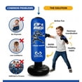 thumbnail image 6 of Punching Bag for Kids | Free Standing Ninja Inflatable kids Punching Bag Set incl Air Pump & Boxing Gloves | Toys for Boys & Girls | Indoor/Outdoor Kids Toys for Karate, Taekwondo, 6 of 7
