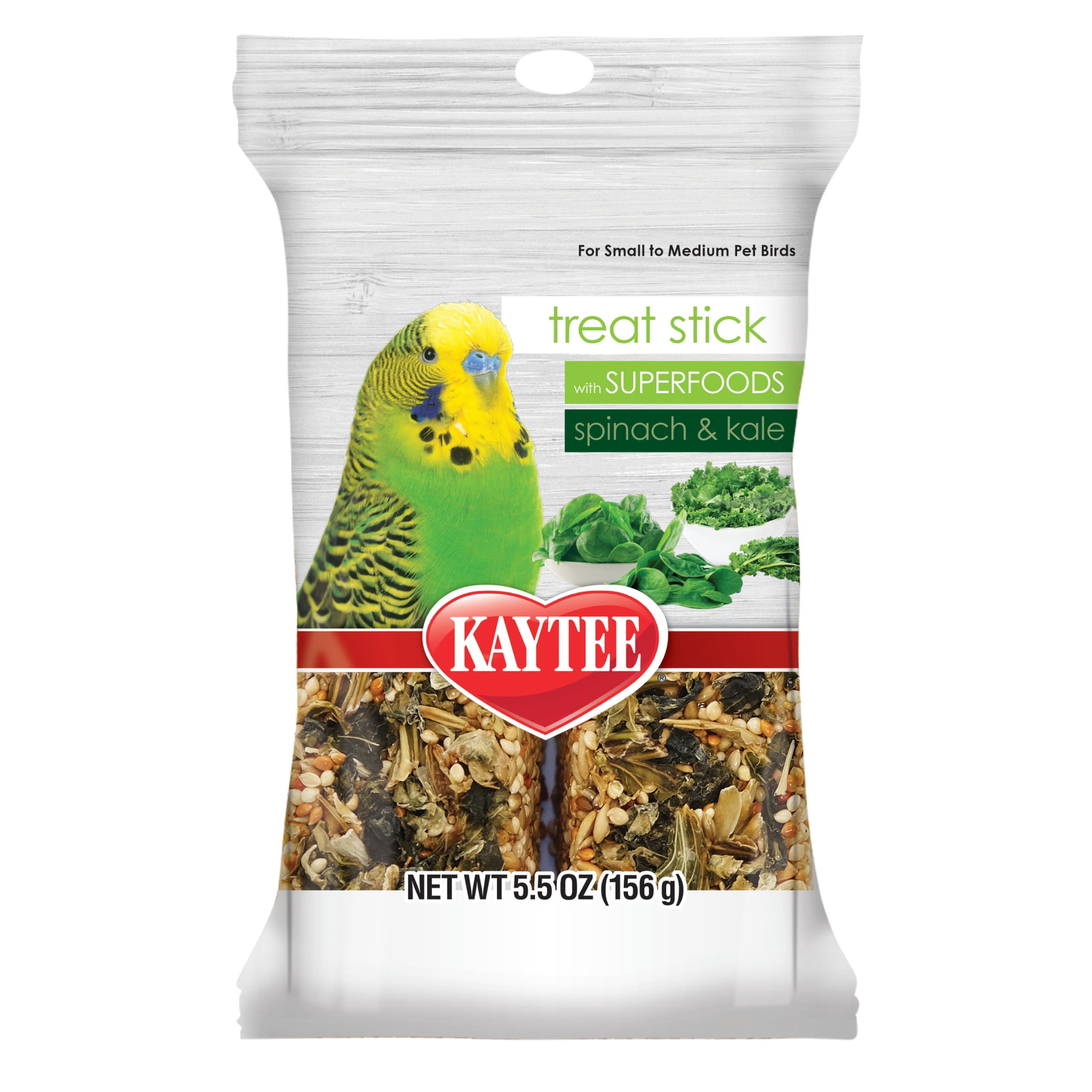 Kaytee Avian Superfood Treat Stick Spinach & Kale Bird Treat 5.5 oz