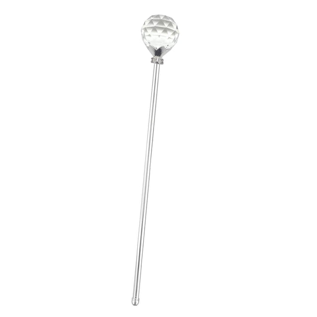 Varita de cetro, varitas de hadas, bastones decorativos para caminar para damas, novia, , disfraces, suministros de decoración para Pta Colco Varita de cetro de cristal