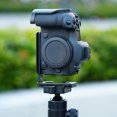thumbnail image 4 of Camera L Bracket, Sturdy L Bracket Tripod Mount Plate Wearproof Anti Scratch Silicone Pads with 1/4in and 3/8in Holes for R52 R5II, 4 of 7