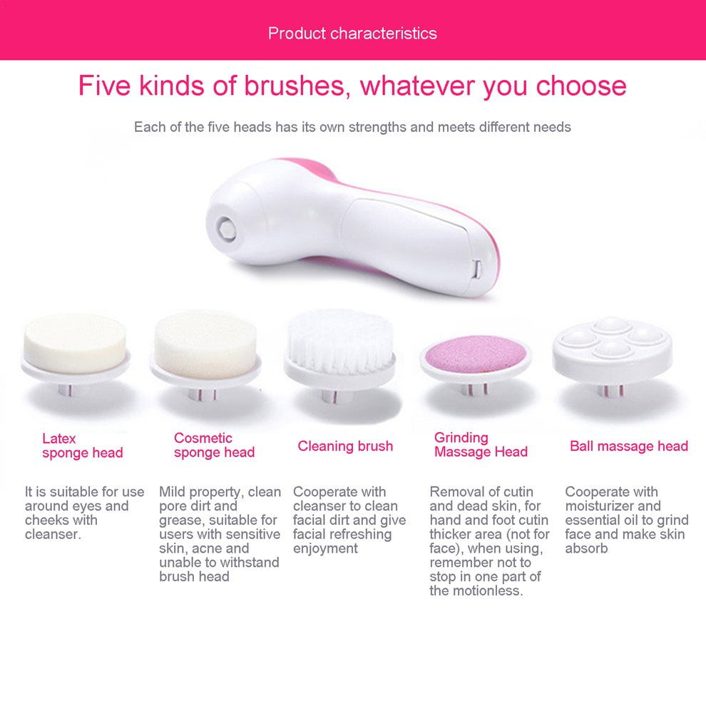 five in one face massager