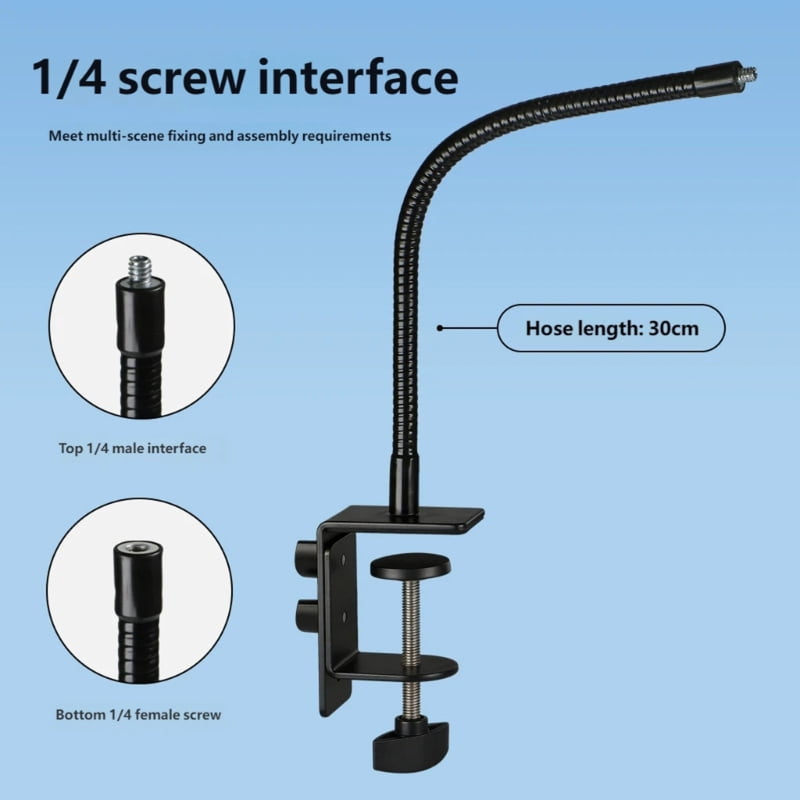 Gooseneck Mic Stand Microphone Stand For Desk Mount With Clamp Microphone