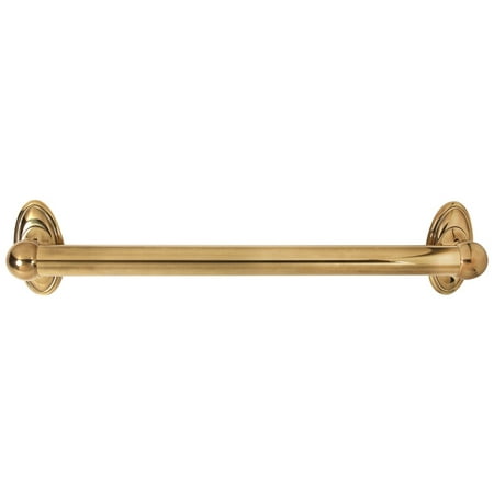 Alno A8023-18-PA Classic Traditional 18" Grab Bar Polished Antique
