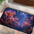 thumbnail image 4 of ONETECH Colorful Mushrooms Square Floor Mat Indoor Outdoor for Home Entrance Outside Entry 19.68*39.37 in, 4 of 6
