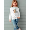 thumbnail image 2 of Halloween Sloth W Little Ghost Long Sleeve Toddler -Image by Shutterstock,  4 Toddler, 2 of 4