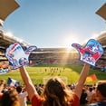 thumbnail image 4 of Foam Finger Cheering Gloves, EVA Fan Hand Gloves Lightweight Comfortable Reusable Sports Supporter Accessory Easy Wave Durable Design for Stadium Events Parties Team Fans, 4 of 5