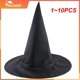 thumbnail image 2 of Sombrero de bruja de Halloween para adultos y niños, gorros negros Unisex de 1 a 10 piezas, suministro para fiesta de Halloween, accesorios de Cosplay, decoraciones de mago, 2 of 4