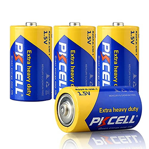 D Cell 1.5V R20P Heavy Duty D UM1 Battery 4Pcs