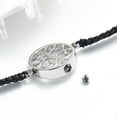 thumbnail image 6 of Tree of Life in Circle Braided Rope Bracelet Memorial Cremation Jewelry for Ashes Holder Funeral Urn Bracelet for Ashes, 6 of 7