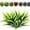 Green, variant on ZOELNIC 4/12 Pcs Artificial Shrubs Bushes Plants Fake Grass Bushes Plastic Greenery for Planters Patio Front Door Porch Home Garden Decorations