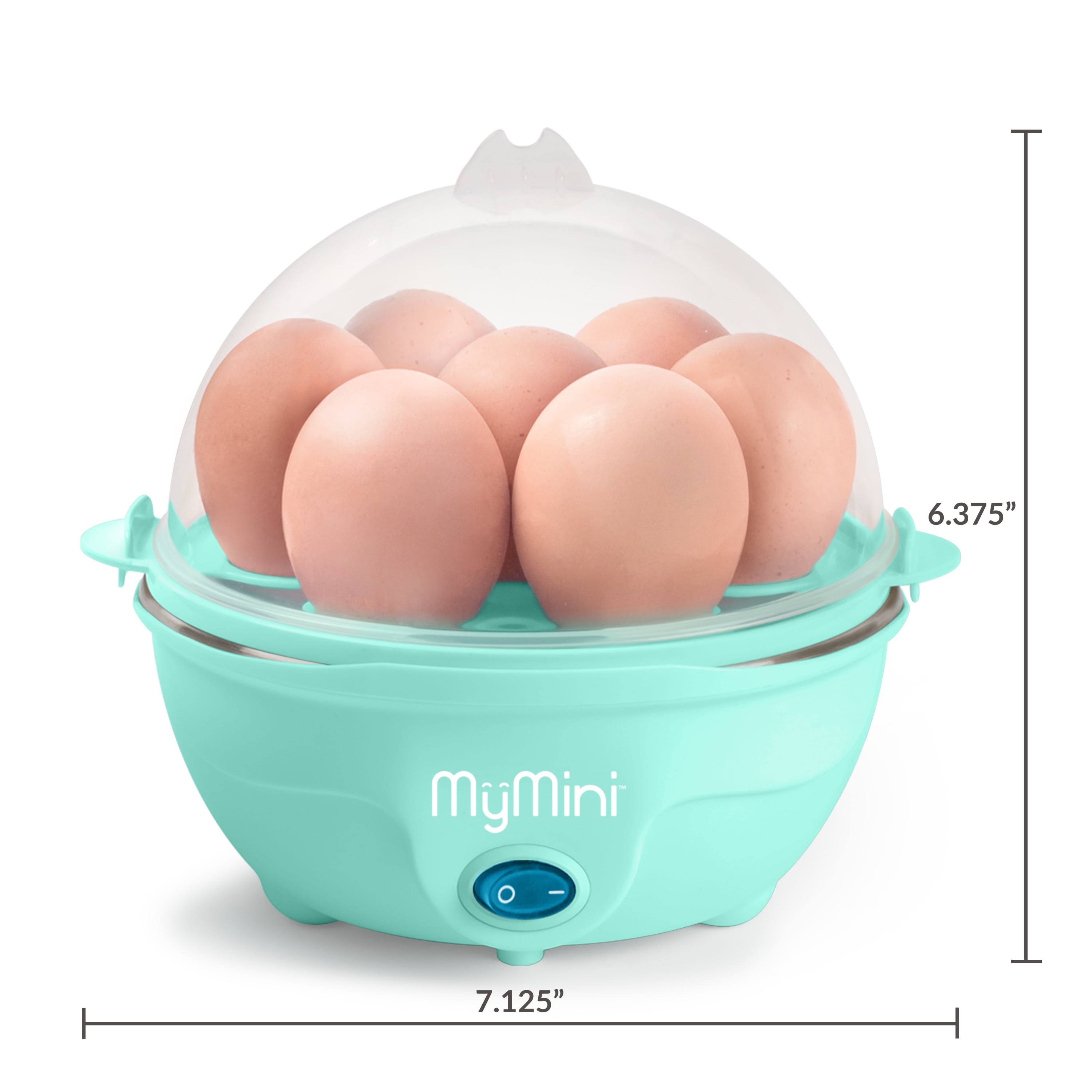 MINANOV Egg Maker - Electric Egg Cooker with Auto Shut Off and Alarm- Egg Maker Machine for Hard Boiled, Soft Boiled, Steamed Egg, Onsen Tamago 