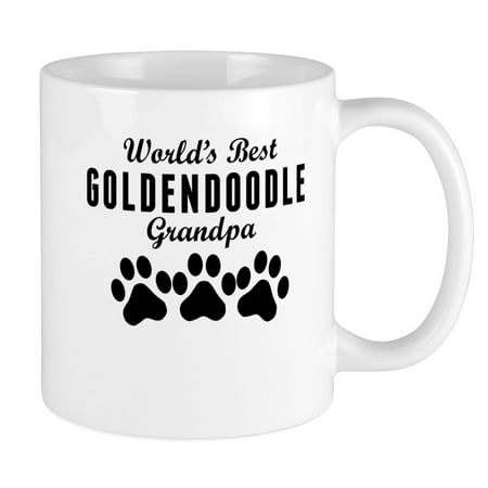 CafePress - World's Best Goldendoodle Grandpa Mugs - Unique Coffee Mug, Coffee Cup (Best Food For Goldendoodle)
