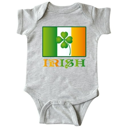 

Inktastic St Patricks Day Flag Irish Four Leaf Clover Gift Baby Boy or Baby Girl Bodysuit