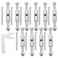 thumbnail image 1 of WORGEOUS 21pcs 86 Tipo de interruptor Casseta Reparación de cassette Tornillos de caja eléctrica Varilla de soporte de pared universal Montaje de pared Caja de reparación Herramientas con llave, 1 of 8