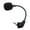 Black, variant on Deyuer Headset Microphone Noise Cancelling Detachable Compact 3.5MM Replacement Gaming Mic for HyperX Cloud II,Black