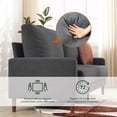 thumbnail image 2 of Sofá en Caja Zinus Colton de 3 Plazas de Memory Foam Gris, 2 of 6
