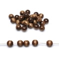 thumbnail image 5 of Wooden Beads 20mm Brown Round Wood Beads Dark Color Loose Spacer Beads with 4mm Hole for Craft / Farmhouse Decor/ Jewelry Making/Home Wall Decor, 40Pcs, 5 of 5