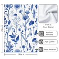 thumbnail image 3 of 2 Pcs Funny Kitchen Towels,Blue Floral Pattern Microfiber Dish Towels,Kitchen Tea Towels,Kitchen Towel Set (18" X 26"), 3 of 3