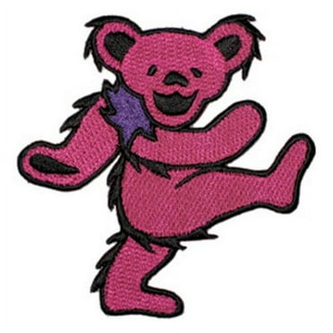 Application Dancing Bear Pink Patch