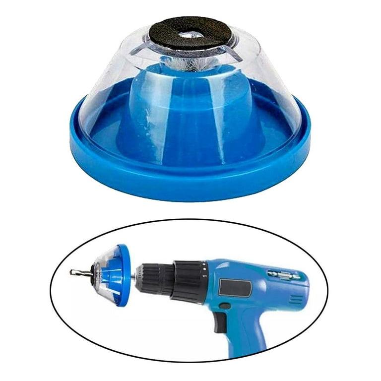 2Pcs Electric Drill Dust Collector Drywall Dust Collector, Drill Dust  Collector for Electric Hammer and Drill, Hole Saw Dust Bowl, Shockproof  Dust