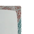 thumbnail image 3 of Ambesonne Teal and Coral Fitted Sheet 2 Pcs Set, Ombre Effect Mandala, Twin XL, Teal Coral, 3 of 3