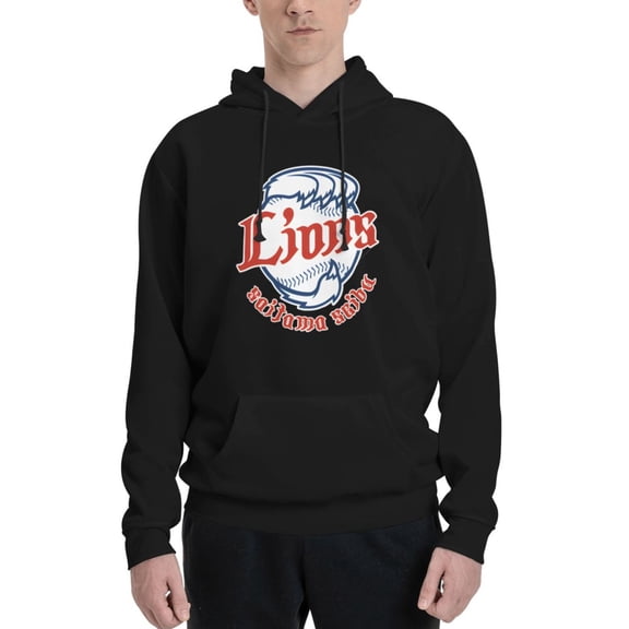 Saitama Seibu Lions Hoodie Fleece Casual Pullover Sweatshirt