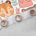 thumbnail image 4 of jejeloiu Kawaii Owl Rabbit Blackout Curtains Set of 2 (52x84 Each),Cartoon Wild Animal Window Curtains,Rustic Western Farmhouse Curtains and Drapes For Teens,Luxury Bedroom Decor, 4 of 6