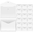 thumbnail image 2 of 20 Pcs Clear Binder Pockets Document Storage Envelopes Bags School Office Supplies, 2 of 10