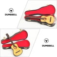 thumbnail image 2 of 1 Set Mini Guitare Modèle Mini Guitare Ornement Réaliste Mini Instrument Cadeau, 2 of 6