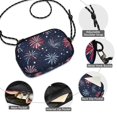 thumbnail image 3 of FORMRS Mini Crossbody Bag for Women Adjustable Rope Shoulder Casual Phone Purse, Red and Blue Fireworks Pattern, 3 of 7