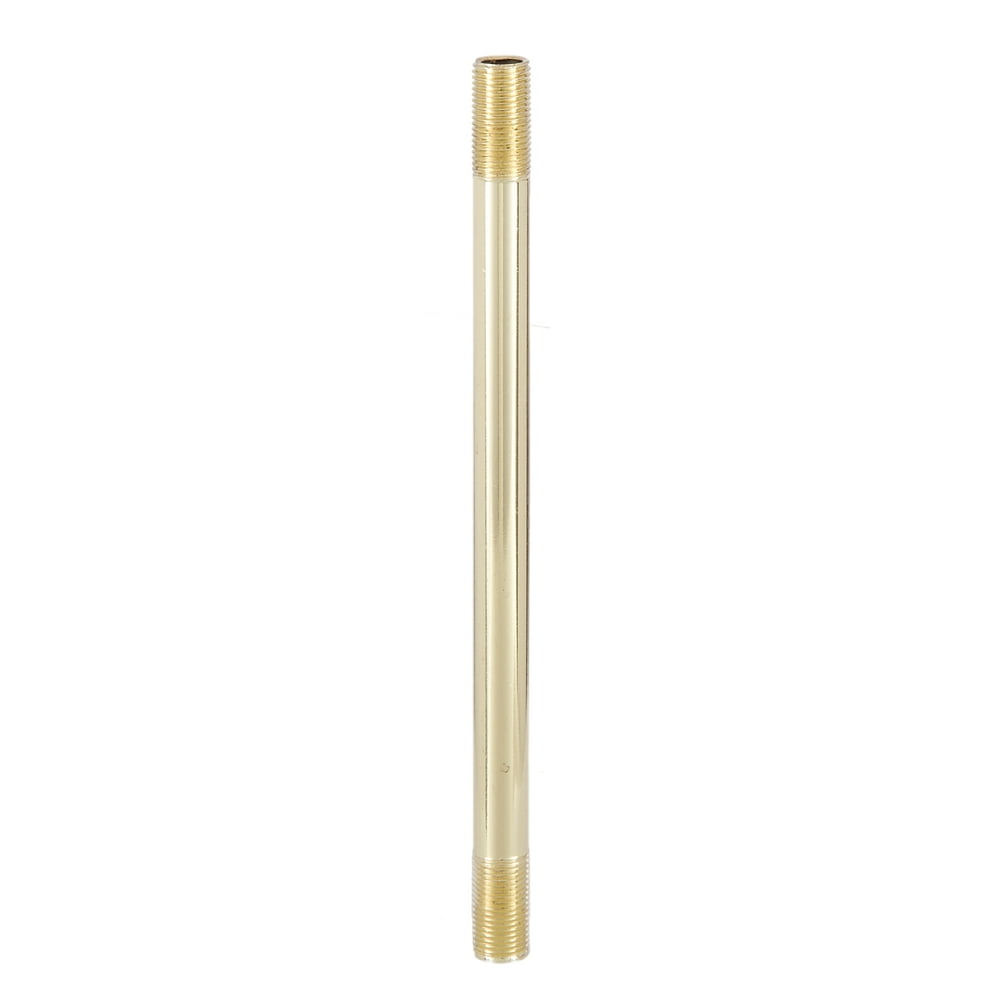 B&P Lamp Brass Plated 1/8 IP Steel Threaded Rod