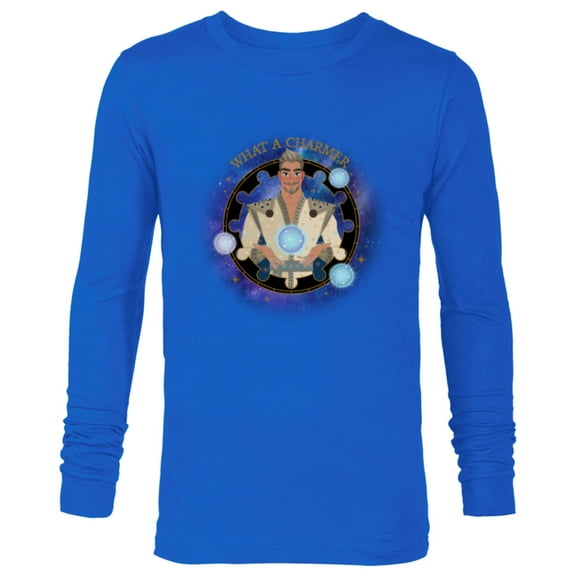 Disney Wish King Magnifico What a Charmer - Long Sleeve T-Shirt for Men - Customized-Navy