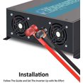 thumbnail image 3 of WZRELB 1500W 48V 120V Pure Sine Wave Power Inverter with 2 AC Outlets,Car Inverter, 3 of 6