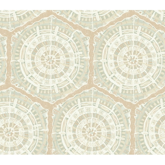 LiLi WhittWhitt Peach Harmony Peel & Stick Wallpaper