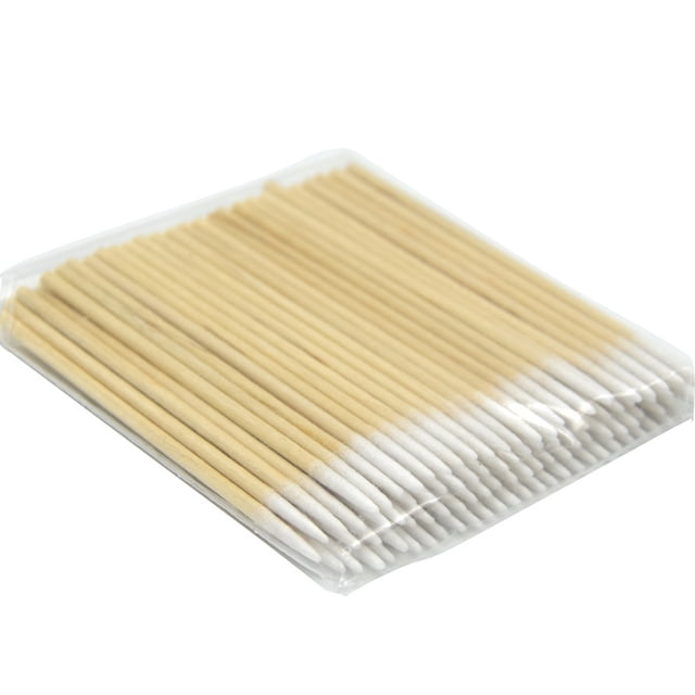 SwaB de algodón útil creativo creativo herramientas de maquillaje de madera multifuncionales varillas de limpieza de belleza profesionales para mujeres dama 15 cm 100 paquete Inevent CE011610-01B