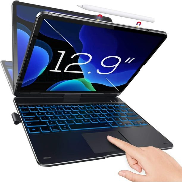 Typecase Touch Ipad Pro 12 9 Keyboard Case With Touchpad 4th 18 3rd Gen 360