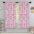 thumbnail image 5 of Blackout Kids Curtains,Pink Fairy Princess Pattern Childrens Insulated Curtains Set Of 2,Bedroom Essentials,Toddler Room Decor 42"x63", 5 of 5