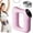 Pink, variant on Fascia Ring Massager, Multifunctional Adjustable Vibrating Muscle Ring with 3 Modes & 5 Levels for Body Relaxation, Portable Design